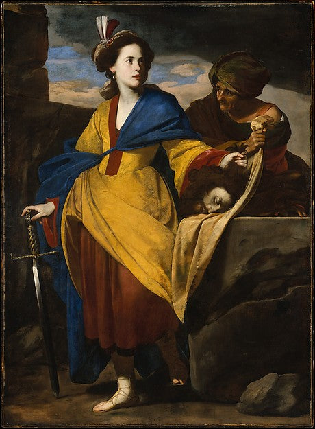 Massimo Stanzione:Judith with the Head of Holofernes c1640-16x12"(A3) Poster