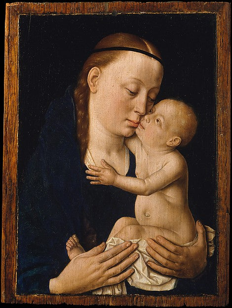 Dieric Bouts:Virgin and Child c1455–60-16x12"(A3) Poster