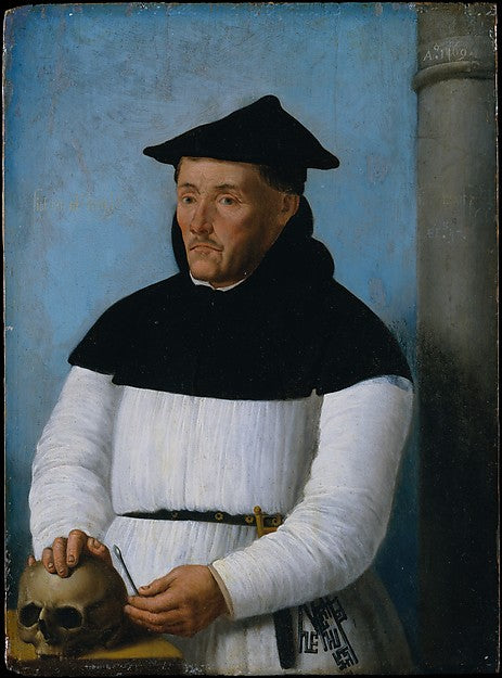 Netherlandish Painter:Portrait of a Surgeon -16x12"(A3) Poster