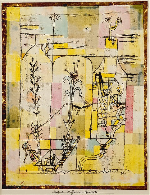 Paul Klee , Münchenbuchsee 1879–1940 Muralto-Locarno) - Tale à, Poster Print Wall Art