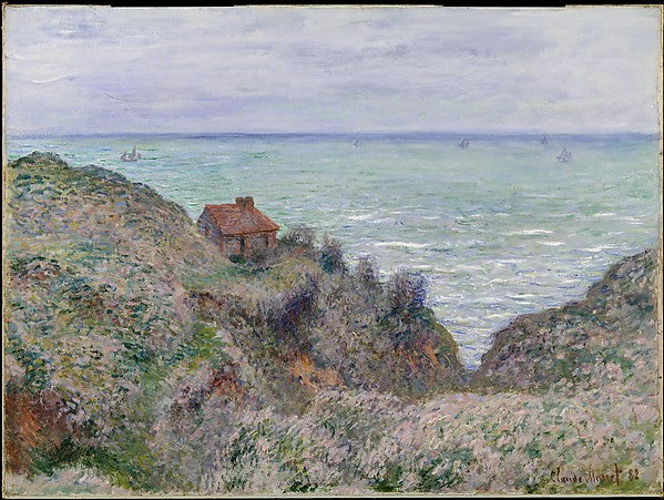 Claude Monet:Cabin of the Customs Watch 1882-16x12"(A3) Poster