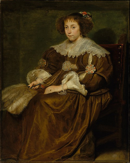 Cornelis de Vos:Portrait of a Young Woman -16x12"(A3) Poster