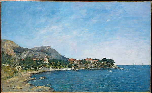 Eugène Boudin:Beaulieu: The Bay of Fourmis 1892-16x12"(A3) Poster