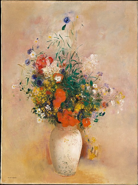 Odilon Redon:Vase of Flowers c1906-16x12"(A3) Poster