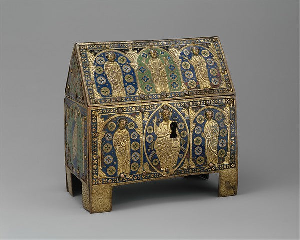 :Chasse with Christ in Majesty and Apostles c1190–1200-16x12"(A3) Poster