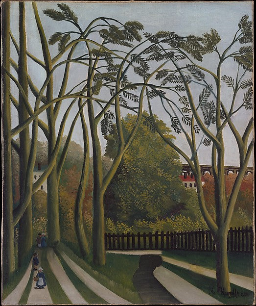 Henri Rousseau:The Banks of the Bièvre near Bicêtre c1908–09-16x12"(A3) Poster