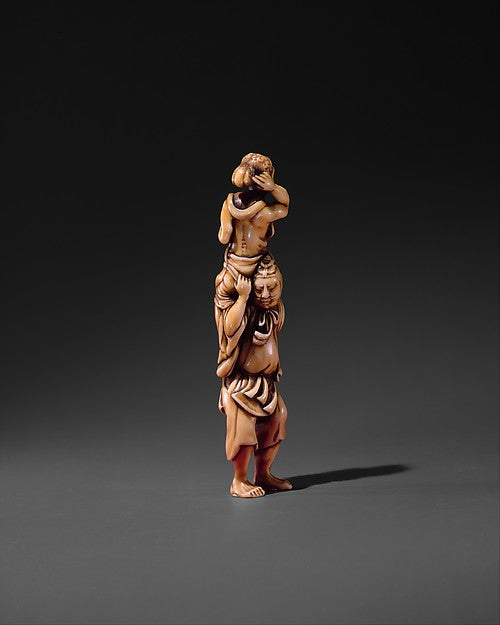 Netsuke of Omori Hikoshichi 18th cent,16x12"(A3) Poster