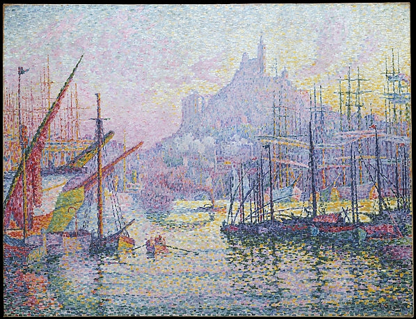 Paul Signac:Notre-Dame-de-la-Garde Marseilles 1905–6-16x12"(A3) Poster
