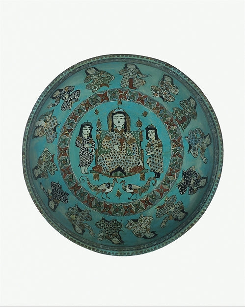 :Bowl with a Ruler and Attendants 12th–13th century-16x12"(A3) Poster
