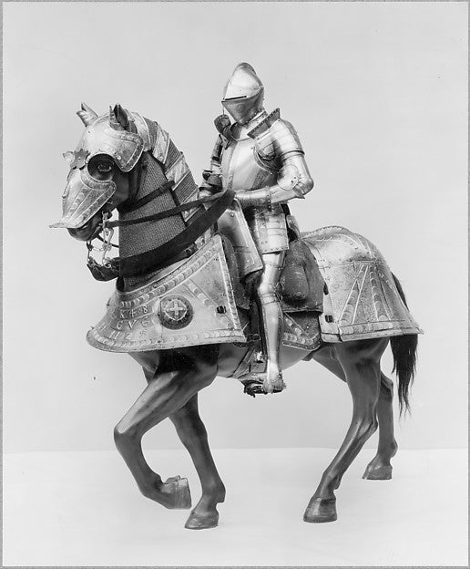 Horse Armor Made for Johann Ernst Duke of Saxony-Coburg date, Poster Print Wall Art