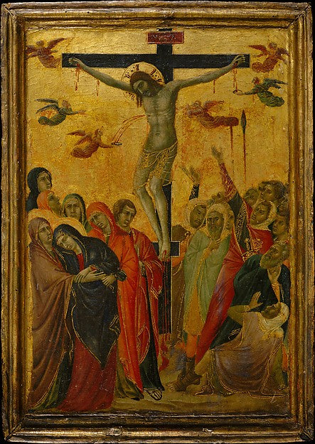 Segna di Buonaventura:The Crucifixion c1315-16x12"(A3) Poster