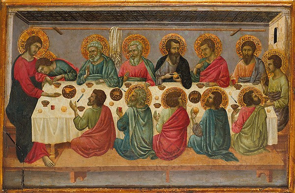 Ugolino da Siena:The Last Supper c1325–30-16x12"(A3) Poster