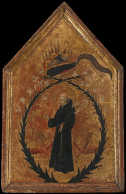 Giovanni di Paolo:The Exultation of Saint Nicholas of Tolent-16x12"(A3) Poster