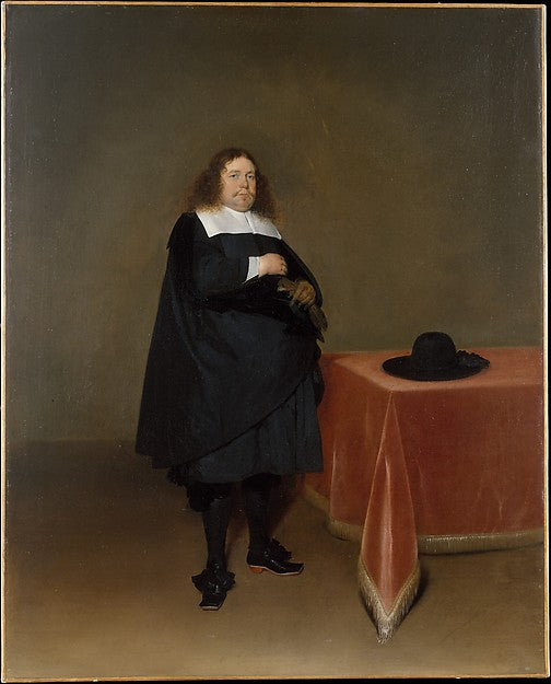 Gerard ter Borch the Younger:Burgomaster Jan van Duren c1666-16x12"(A3) Poster