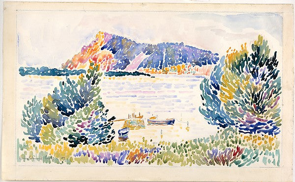 Henri-Edmond Cross:Cap Nègre 1909-16x12"(A3) Poster