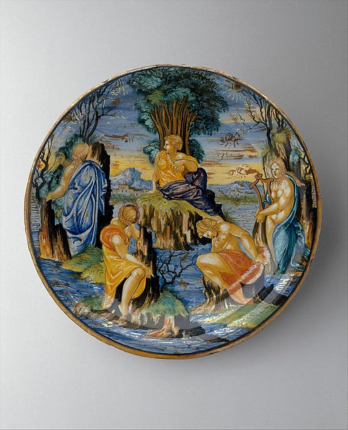 Francesco Xanto Avelli da Rovigo , lustered in Gubbio:Dish 1-16x12"(A3) Poster