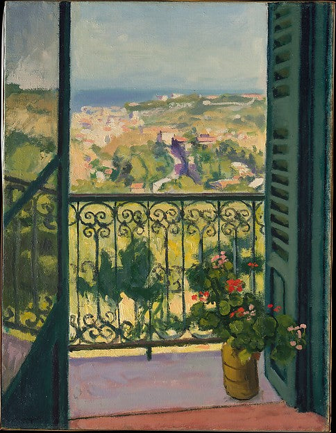 Albert Marquet - View from a Balcony 1945, Poster Print Wall Art