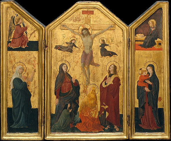 Paolo Uccello:The Crucifixion probably mid-1450s-16x12"(A3) Poster