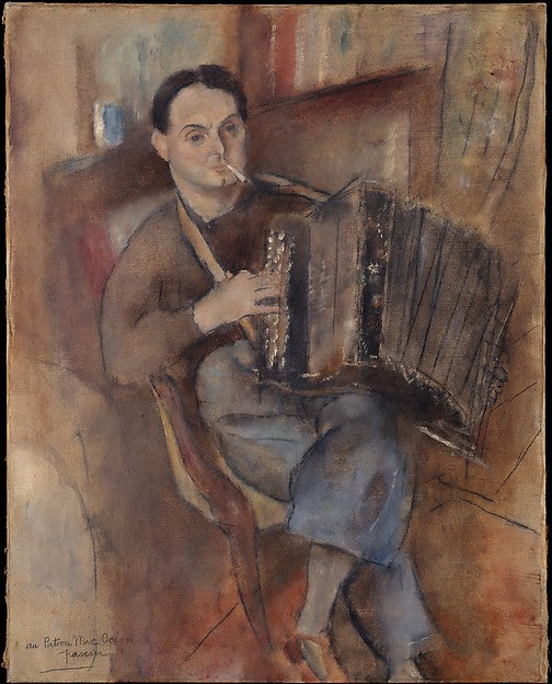 Jules Pascin , Vidin 1885–1930 Paris) - Pierre Mac Orlan 1924, Poster Print Wall Art