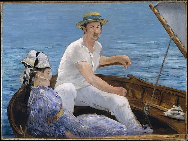 Édouard Manet:Boating 1874-16x12"(A3) Poster