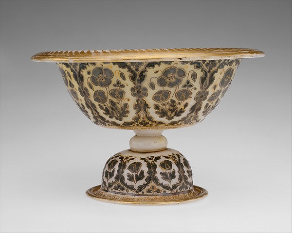 :Footed Bowl and Plate first half 18th century-16x12"(A3) Poster