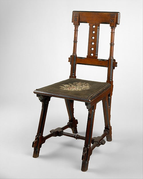 Side Chair c1878 Kimbel and Cabus, Poster Print Wall Art