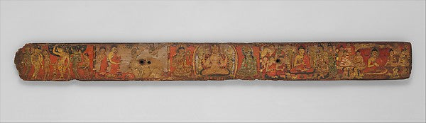 Book Cover from a Manuscript of the Ashtasahasrika Prajnaparam, Poster Print Wall Art