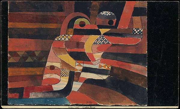 Paul Klee , Münchenbuchsee 1879–1940 Muralto-Locarno) - Lovers, Poster Print Wall Art