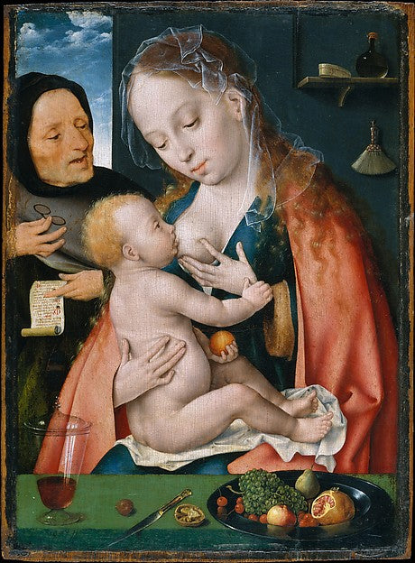 Joos van Cleve:The Holy Family c1512–13-16x12"(A3) Poster