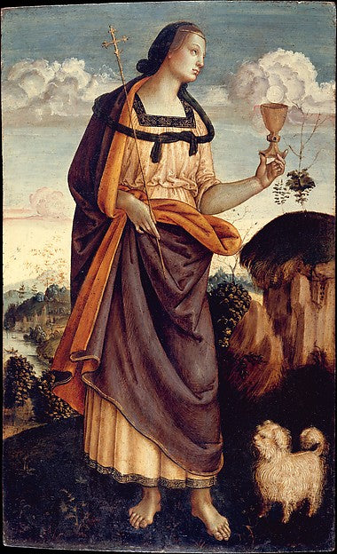 Italian Painter:The Theological Virtues: Faith Charity Hope -16x12"(A3) Poster