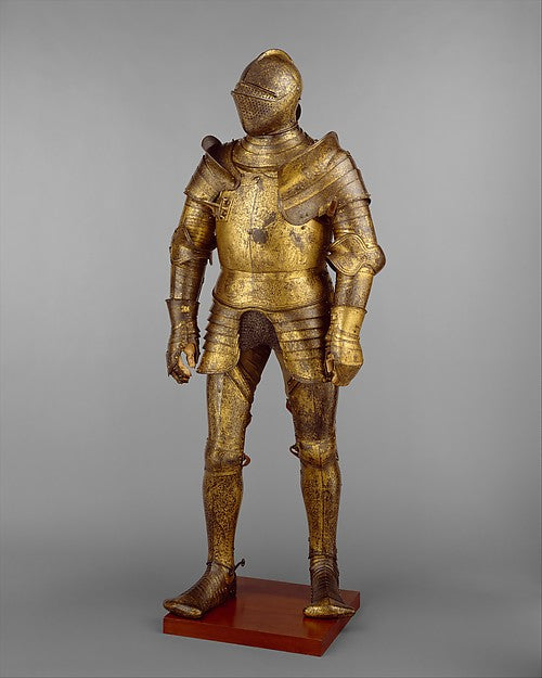 Armor Garniture Probably of King Henry VIII of England dated, Poster Print Wall Art