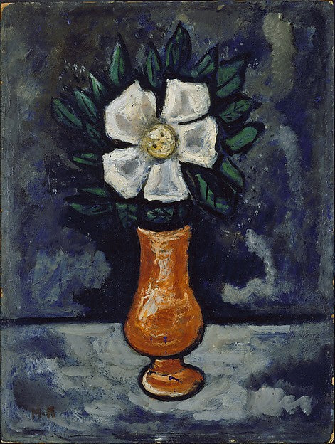Marsden Hartley - White Flower c1917, Poster Print Wall Art