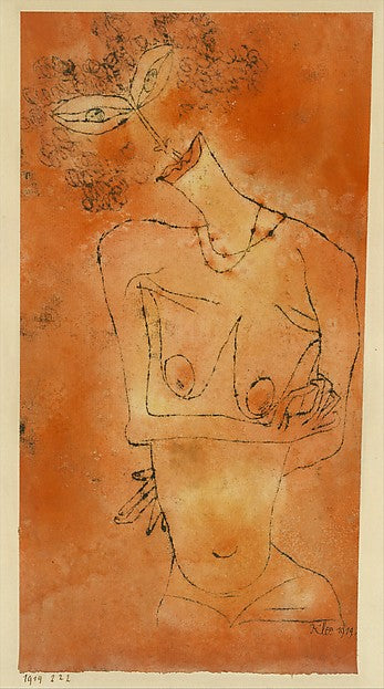 Paul Klee , Münchenbuchsee 1879–1940 Muralto-Locarno) - Lady I, Poster Print Wall Art