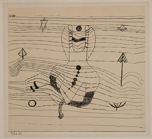 Paul Klee , Münchenbuchsee 1879–1940 Muralto-Locarno) - Rider , Poster Print Wall Art
