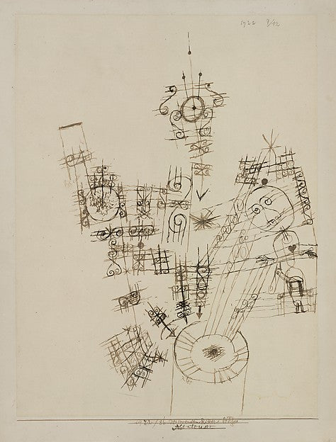 Paul Klee , Münchenbuchsee 1879–1940 Muralto-Locarno) - The La, Poster Print Wall Art