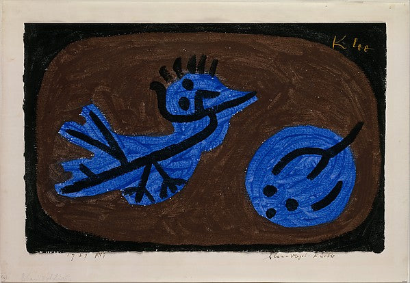 Paul Klee , Münchenbuchsee 1879–1940 Muralto-Locarno) - Blue-B, Poster Print Wall Art