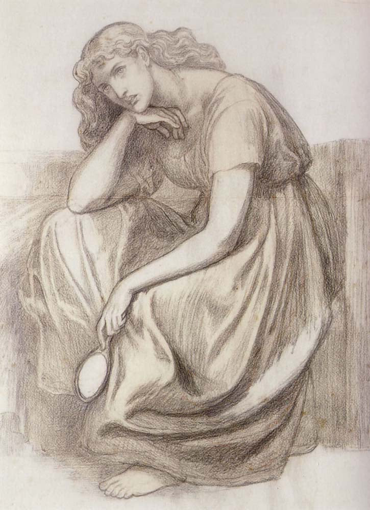 Desdemona, ca 1878-1881 by Dante Gabriel Rossetti, English Pre-Raphaelite Painter,16x12"(A3) Poster Print