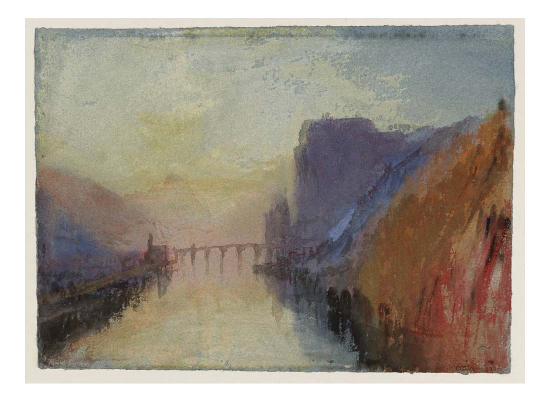 Dinant, on the Meuse, from the South, 1839 by John Mallord William Turner RA