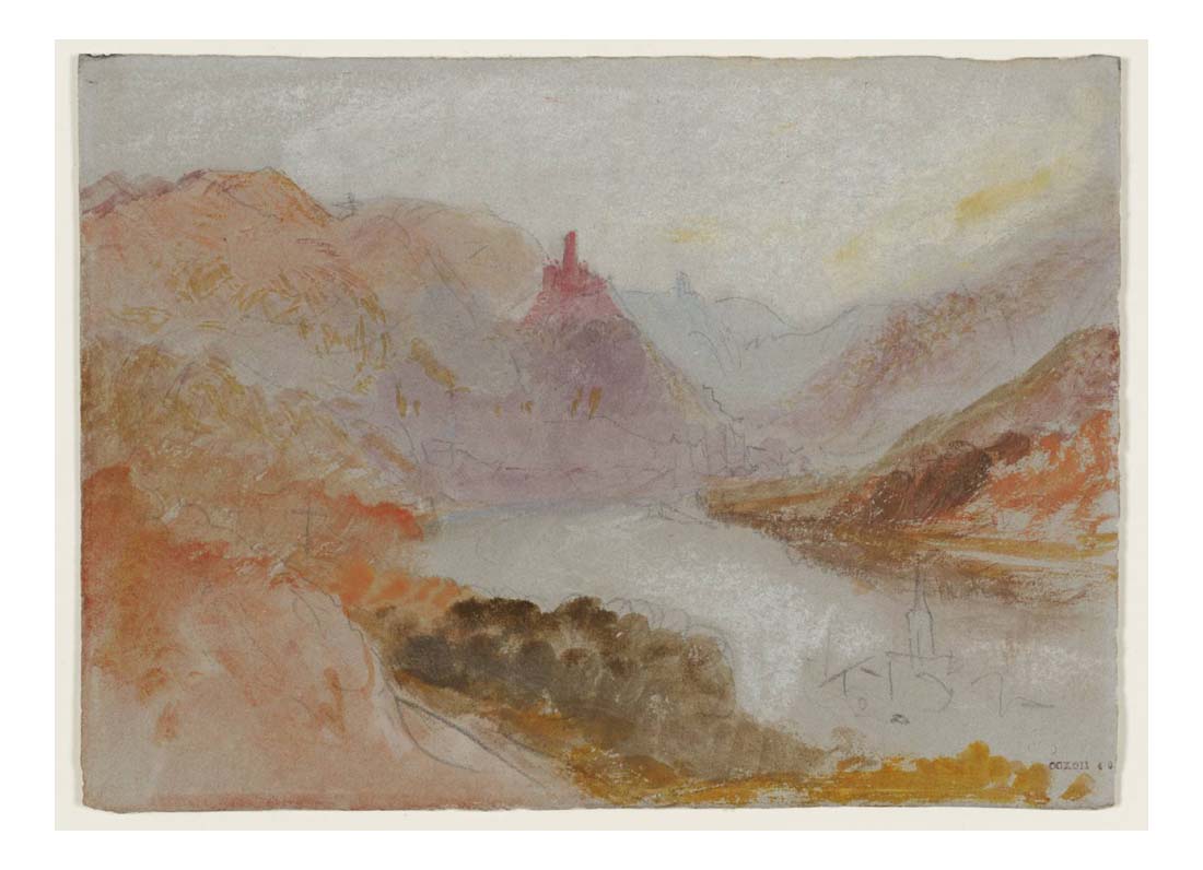 Distant View of Cochem from the South, 1840_1 by John Mallord William Turner RA