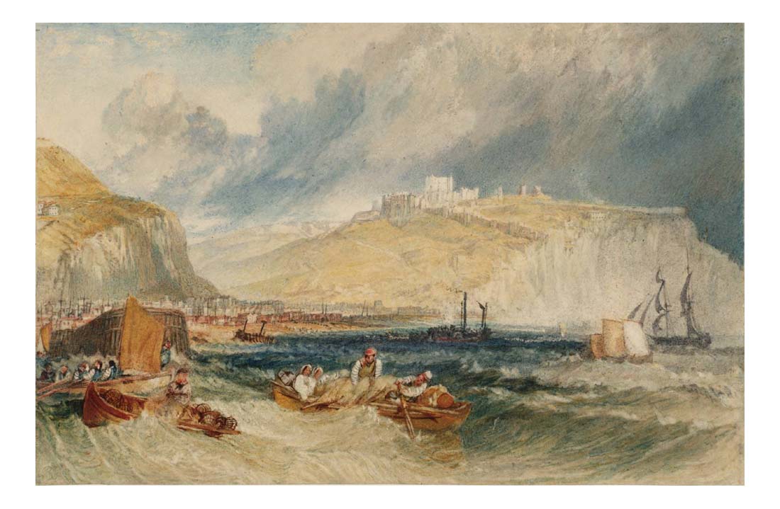 Dover, 1825 by John Mallord William Turner RA, 12x8"(A4) Poster