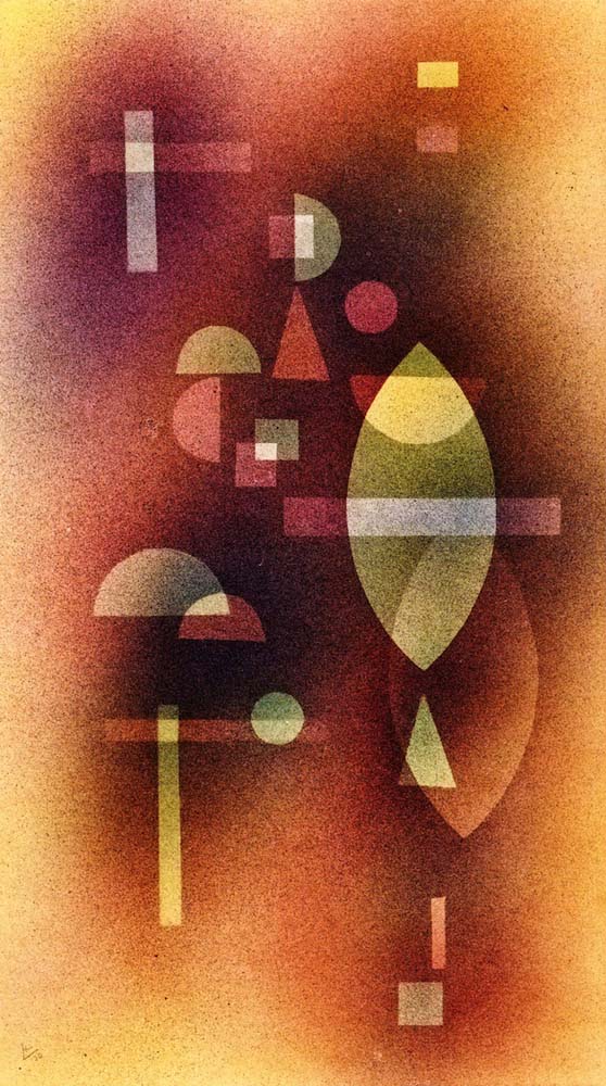 Durchsicht - 1930 by Wassily Kandinsky, 16x12"(A3) Poster Print