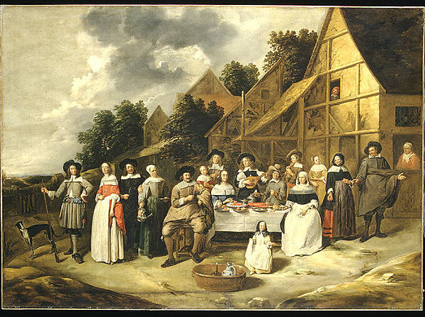Gillis van Tilborgh:Group Portrait: A Wedding Celebration -16x12"(A3) Poster