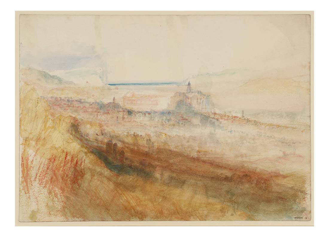 Eu, with Louis Philippe's Chateau, 1845 by John Mallord William Turner RA