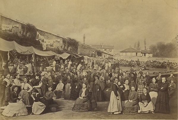 Ernest Eugène Appert:Prison des Chantiers le 15 août 1871 Ve-16x12"(A3) Poster