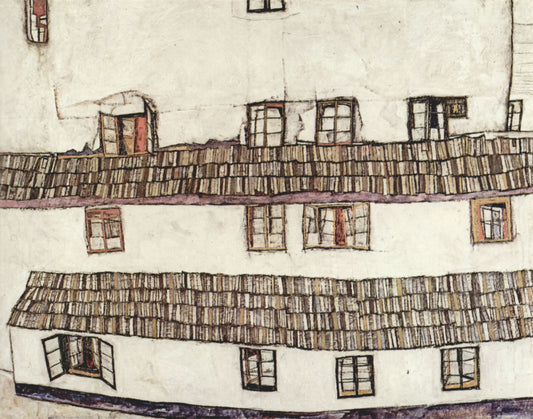Finestre, landscape by Egon Schiele, 12x8" (A4) Poster