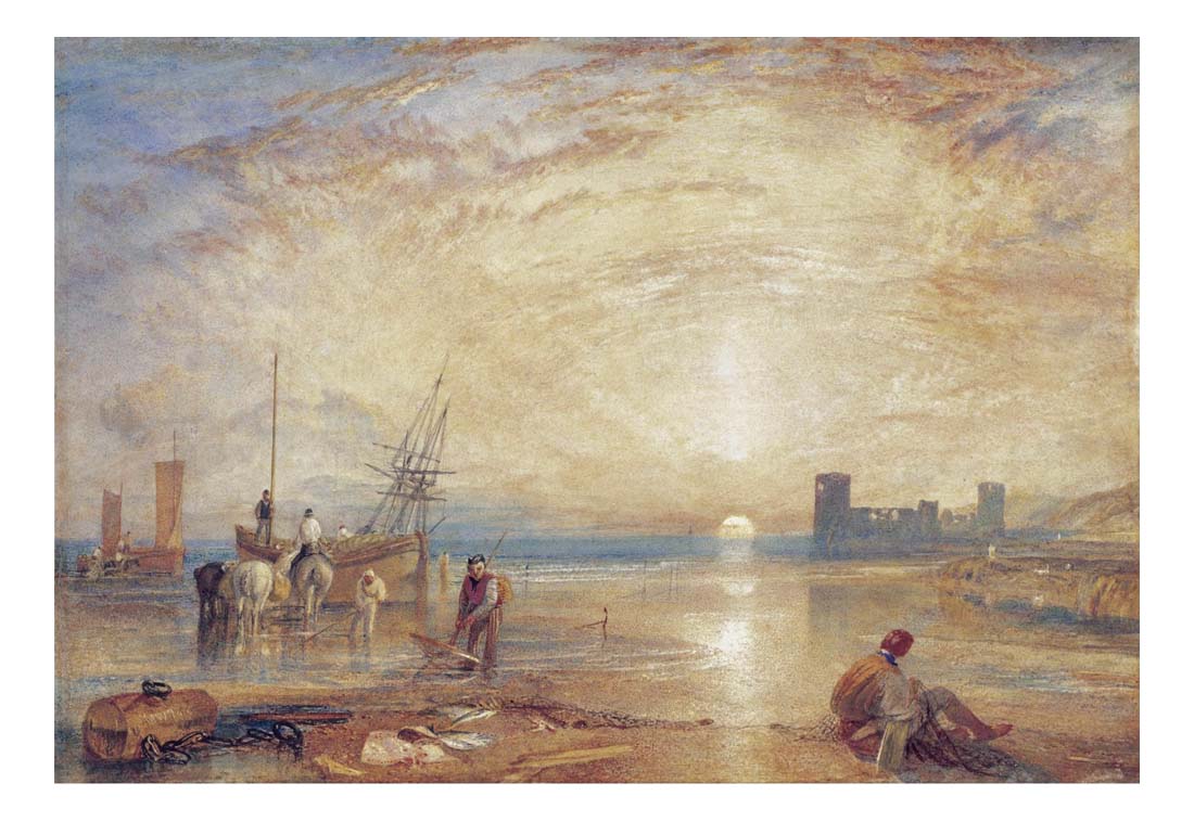 Flint Castle, North Wales by John Mallord William Turner RA, 12x8"(A4) Poster