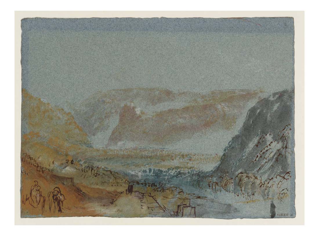 Franchimont from the South, Distant View, 1839 by John Mallord William Turner RA