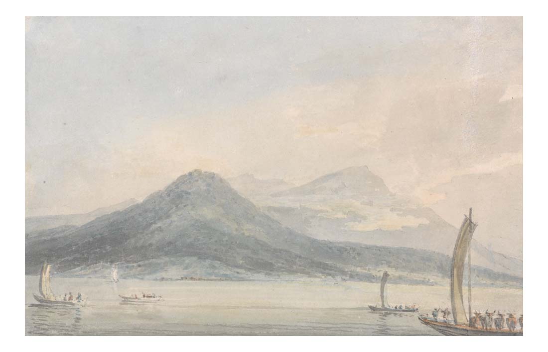 From the Isola Borromena, Lago Maggiore, 1795 by John Mallord William Turner RA