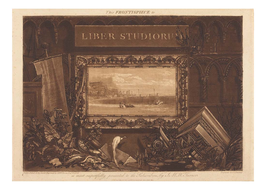 Frontispiece to the 'Liber Studiorum', 1812 by John Mallord William Turner RA