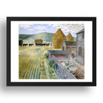 Furlongs (Farm House E Sussex) by Eric Ravilious, 17x13" Frame